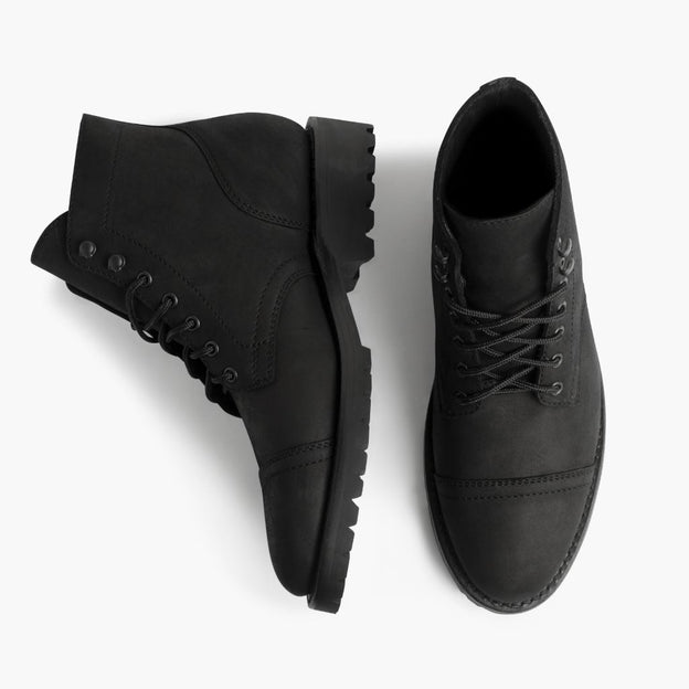 Black King Italian cow leather Good year welted