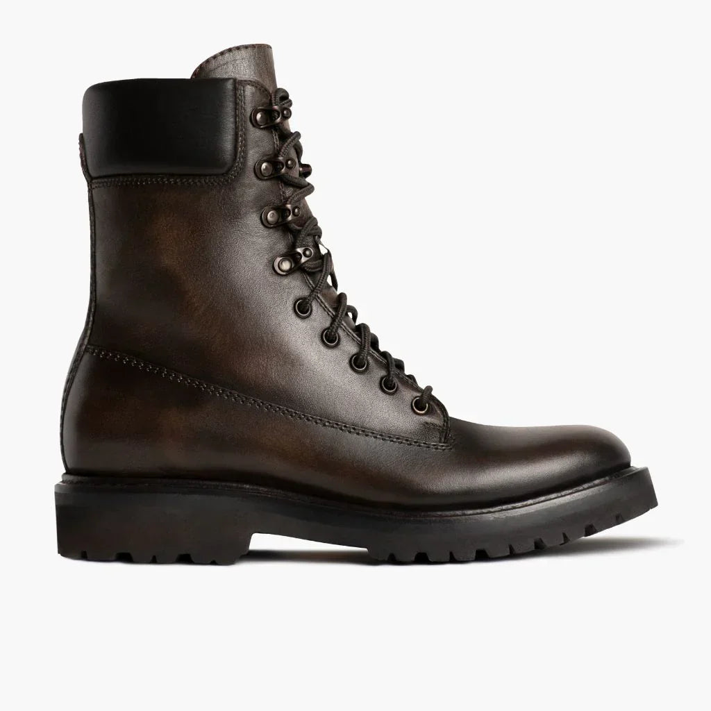 Double Tone Mountain Climber Boots Italian Cow Leather