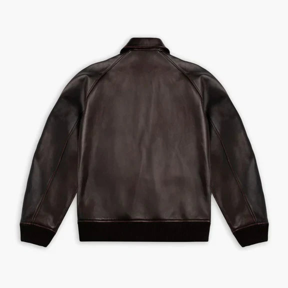 Andromeda Imported Australian Sheep Merino Leather Jacket